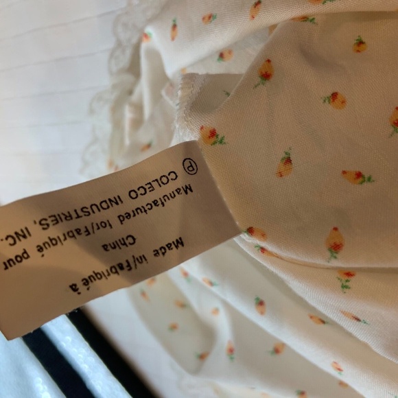 Vintage COLECO Cabbage Patch Kids Original Floral Lace Dress - Picture 11 of 12